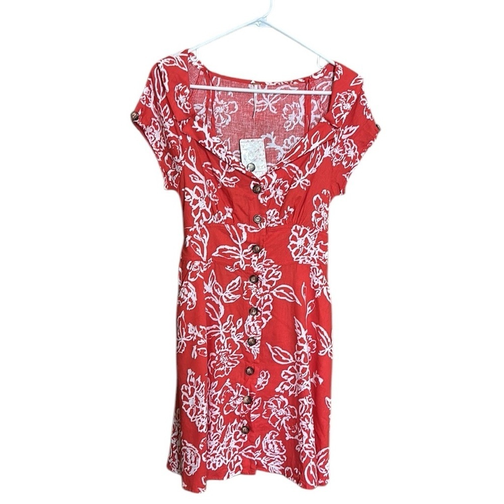 FREE PEOPLE A Thing Called Love Mini
Floral Dress NWT size 8 - Picture 4 of 15